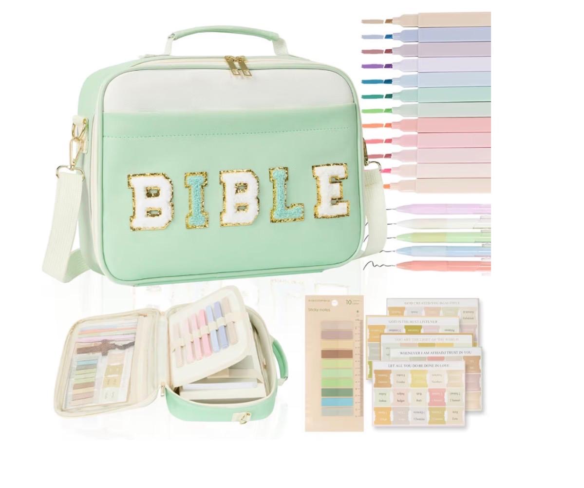 Estuche Grande Para La Biblia con accesorios