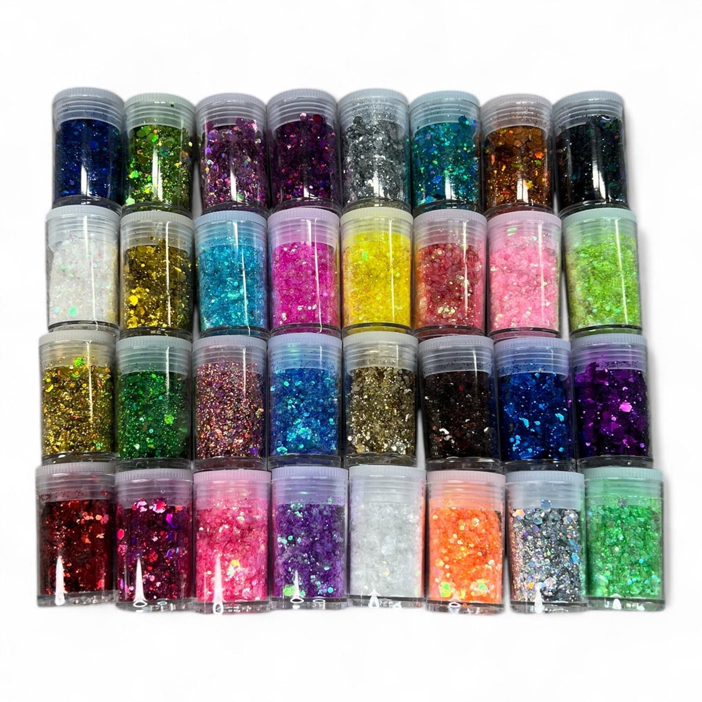 Kit de 32 Escarchas Multicolor
