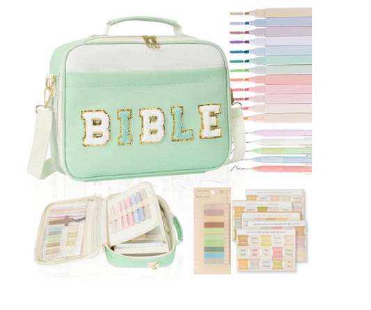 Estuche Grande Para La Biblia con accesorios