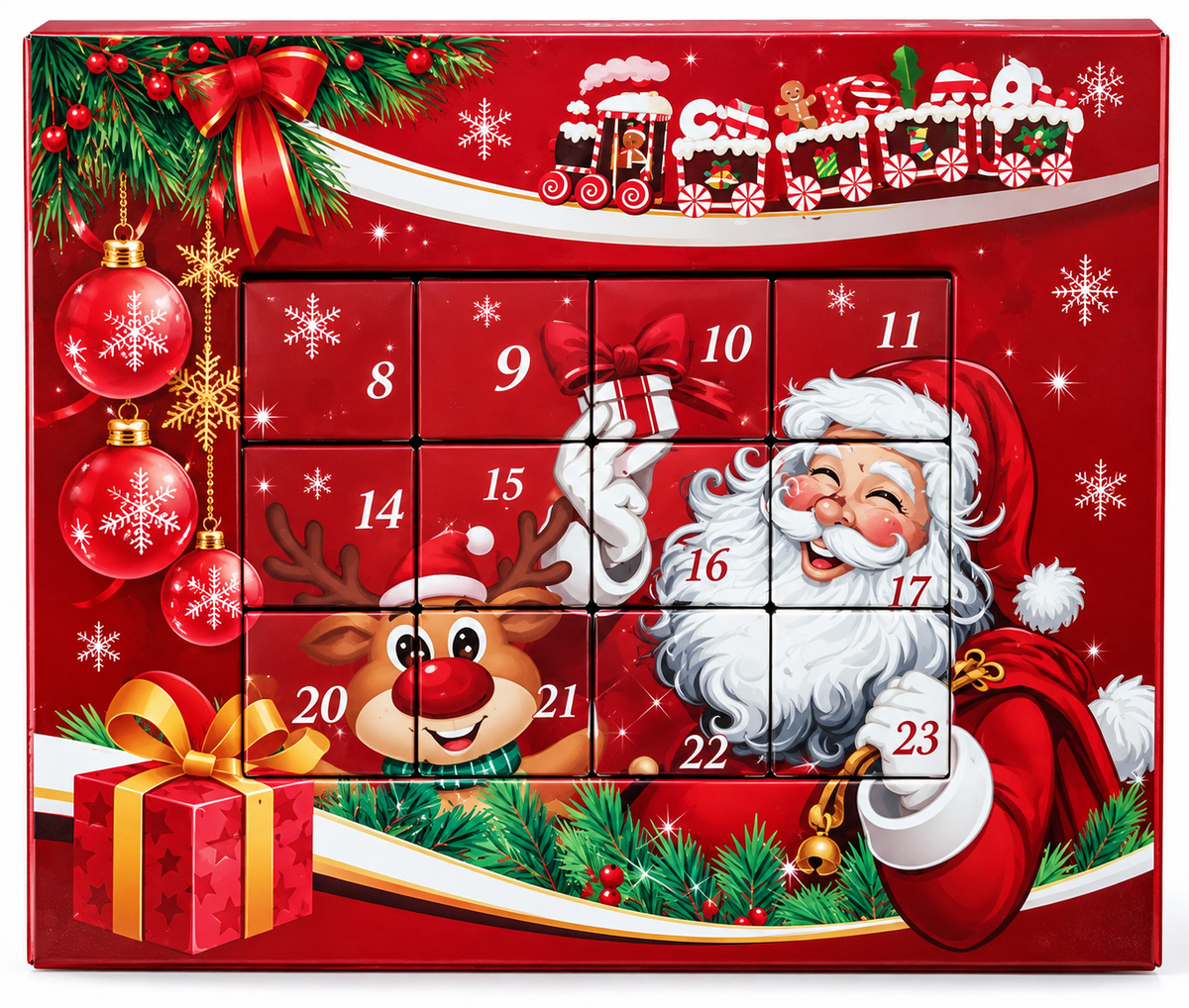 Calendario Navideño Santa