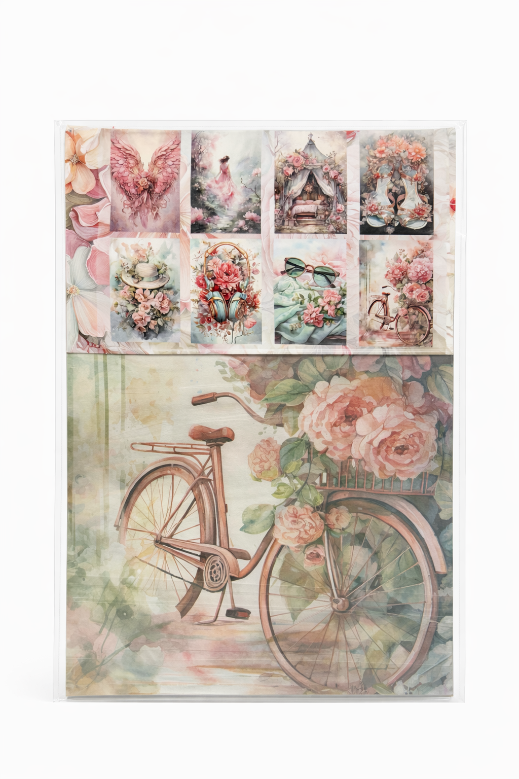 Paquete de papel decorativo para scrapbooking y decoupage