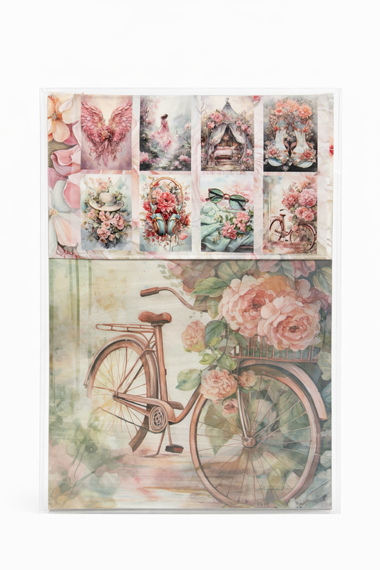 Paquete de papel decorativo para scrapbooking y decoupage