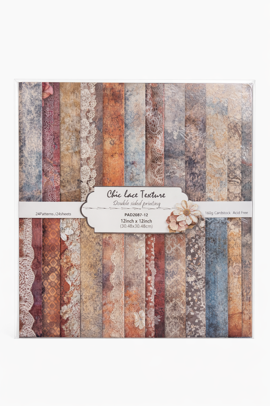 Paquete de papel decorativo para scrapbooking y decoupage