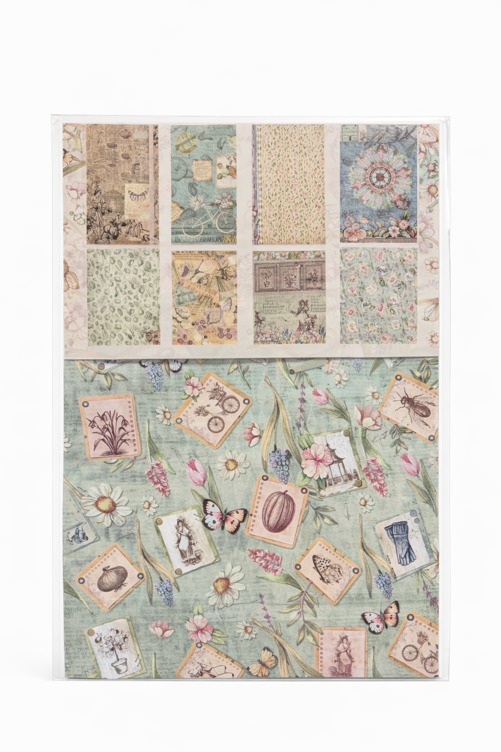 Paquete de papel decorativo para scrapbooking y decoupage