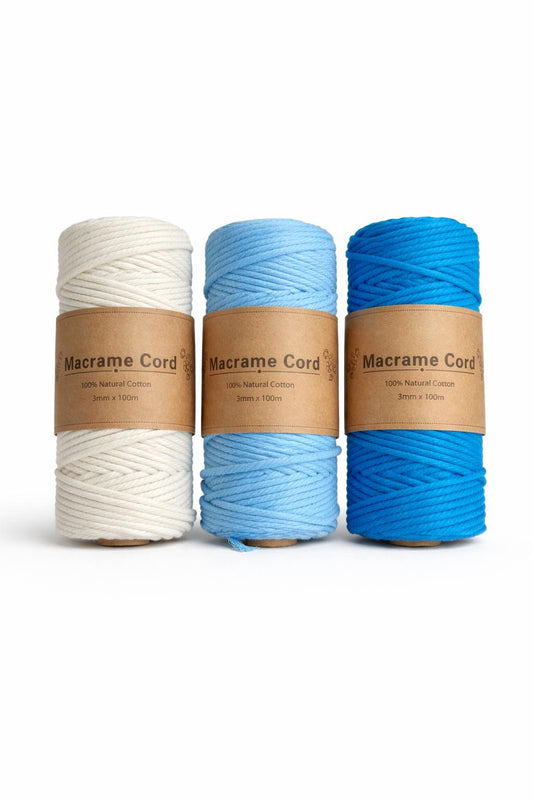 Hilos de Macrame X paquete de 3